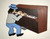 3-D CUT OUT PIANO PLAYER by George Borum