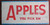 Apples - You Pick Em -  Sign 