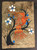 BEAUTIFUL REDBIRD HAND PAINTED on CORK PAPER