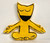 YELLOW YOGA CAT - 9" Tall --- (12) by Florida MOJO