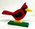 CARDINAL - RED BIRD CARVING (12) by Minnie Adkins