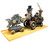 STEAMPUNK MAN on TRACTOR pulling FISH on a Trailer by Butch Winchar