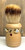 SHAVING BRUSH with FACE --- Steve Meadows