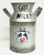OLD FASHION MILK CAN  - Galvanized Metal - 10" Tall - "GOT MILK?" for Dried Flowers