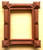 EXTRA NICE TRAMP ART FRAME -- By Geo G Borum