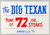 TX - THE BIG TEXAS - 72 Oz STEAKS. (48)