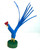 BLUE TREE LIMB ROOSTER  - (21) by Minnie Adkins