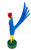 BLUE TREE LIMB ROOSTER  (22)  by Minnie Adkins