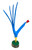 BLUE TREE LIMB ROOSTER. (27) by Minnie Adkins
