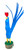 BLUE TREE LIMB ROOSTER (28) by Minnie Adkins