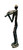 10" LADY  VIOLIN  PLAYER -- it MIGHT be Bronze - it's very heavy