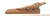 CARVED WOOD ALLIGATOR - 7.5" long -