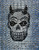 SKULL PAINTING - Trimmed wth 100;s of Pull Tabs