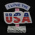 I LOVE THE USA SIGNPOST