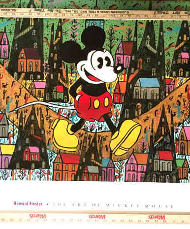 ARTPRINT by Howard Finster - Mickey Mouse - Possum County Folk Art