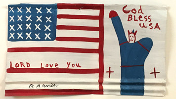 AMERICAN FLAG - LORD LOVE YOU - by R A Miller