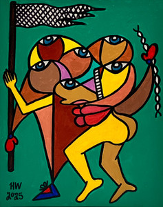 ABSTRACT FIGURE #16 -  by Hanna Wright