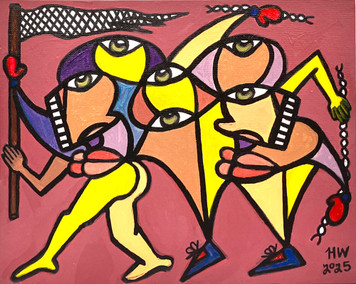 ABSTRACT FIGURE #13 by Hanna Wright