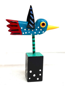 BLUE BIRD w/ Metal Wings (S-2) by Willard J