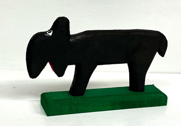 BEAR CARVING -10" long  -  By Millie Adkins