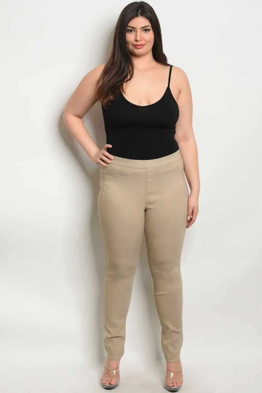 plus size black jeggings