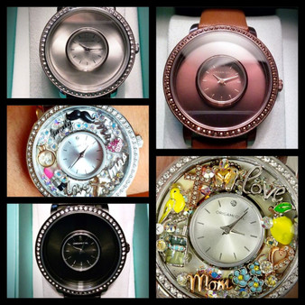 Authentic Designer Origami Owl / Think Goodness Locket Watches