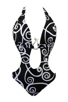 WOMENS ONE PIECE MONOKINI SWIMSUIT