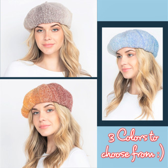 Fun and colorful trending berets!!!