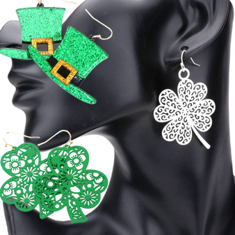 St Patrick Day Assorted Earrings, Perfect for the Holiday!