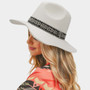 Aztec Western Tribal Hat in White & Black!