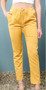 Mustard Straight Leg Drawstring Pants! Mustard Straight Leg Drawstring Pants!
