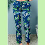 Floral Jean Pants in Navy!