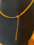 Gold 14K plated snake chain necklace