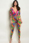 Womens Fashion Multi Colored Romper/Jumpsuit!