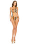 New Fashion Sexy Womens Foil Snake Pattern Cut Out Swim Suit