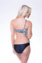 Womens Stylish one piece cut out Zebra Print Swimsuit!