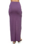 Womens Fashion High Low Wrap Skirt in Lavender