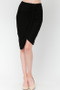 Womens Fashion Must Have Black Twist Skirt