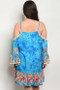 Womens Fashion Plus Size Boho Mini Dress or you Could wear as a Top