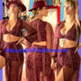 Womens Boho Chic Burgundy Top & Pants Set!!!