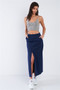 Womens Fashion Denim long skirt