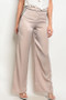 Taupe Satin Slacks