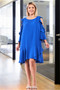 Plus Size Royal Blue Dress