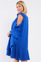 Plus Size Royal Blue Dress