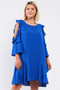 Plus Size Royal Blue Dress