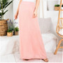 Light Pink Mauve Long Lightweight Skirt perfect for Spring & Summer