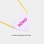 Gold Dipped Heart Candy Necklaces Gold Dipped Heart Candy Necklaces