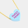 Gold Dipped Heart Candy Necklaces Gold Dipped Heart Candy Necklaces