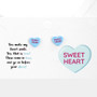 Iconic Conversation Gold Dipped Post Heart Candy Earrings