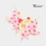Cupid Bow & Heart Arrow Earrings!